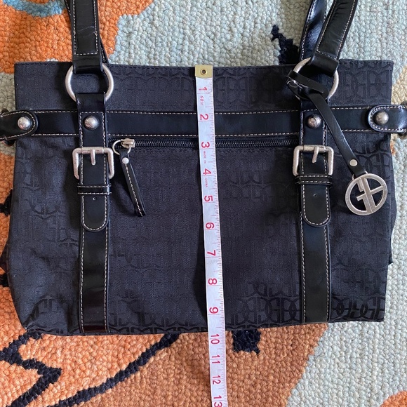 Giani Bernini I Jacquard Fabric Logo Shoulder Bag - Picture 12 of 16